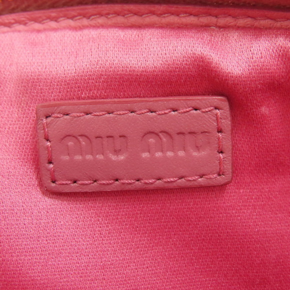 Miu Miu Miu Matelasse Pouch Leather Women's MIUMIU Bags